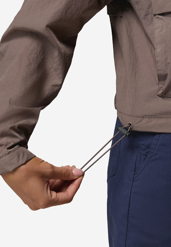 Ветровка женская Columbia Paracutie Cropped Cargo Windbreaker, Коричневый