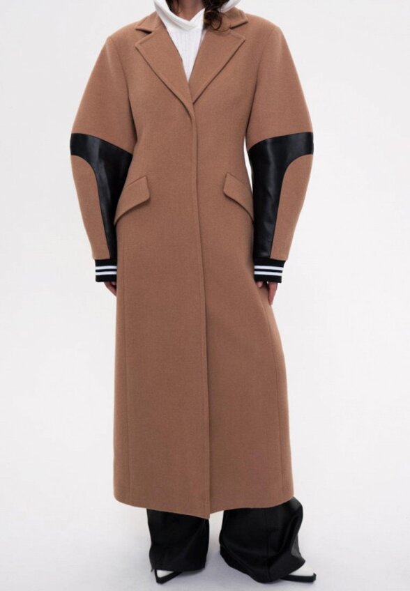 Пальто однобортное Shi-shi