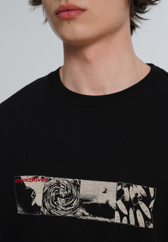 Футболка мужская Quiksilver Mercury Vortex, Черный