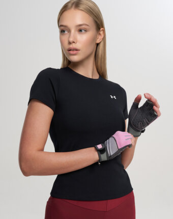 Футболка женская Under Armour Motion Fitted, Черный женщинам