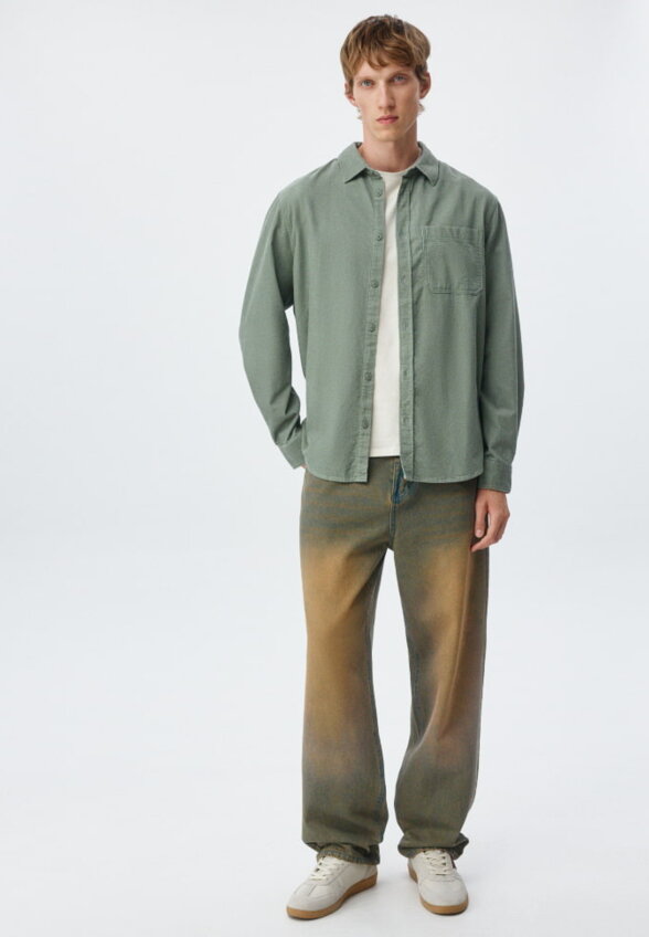 Вельветовая рубашка REGULAR FIT