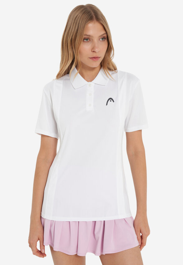 Поло женское Head Tech Club, Белый