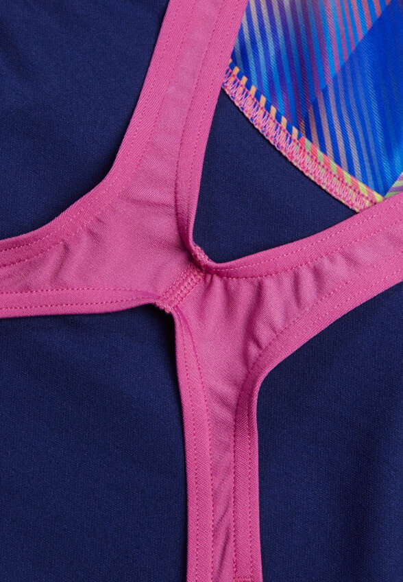 Купальник слитный женский Speedo Alov Digi, Черный