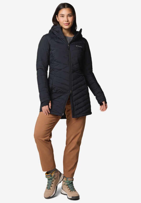 Ультралегкий пуховик женский Columbia Joy Peak II Mid Jacket, Черный