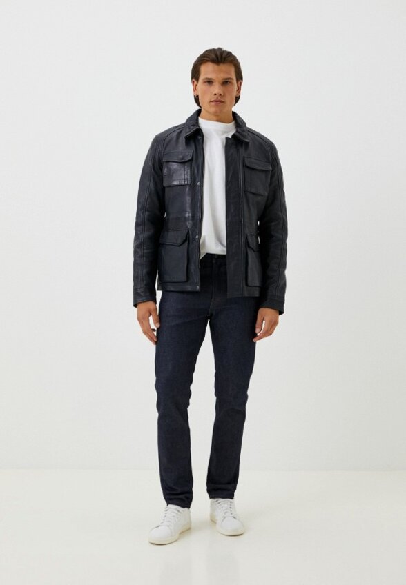 Куртка кожаная Urban Fashion for Men