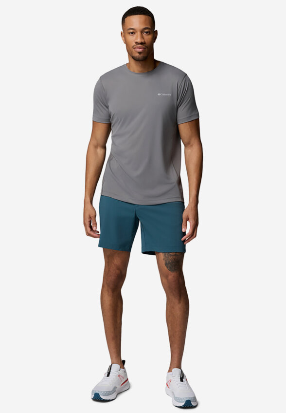 Футболка мужская Columbia Zero Rules Light SS Crew, Серый