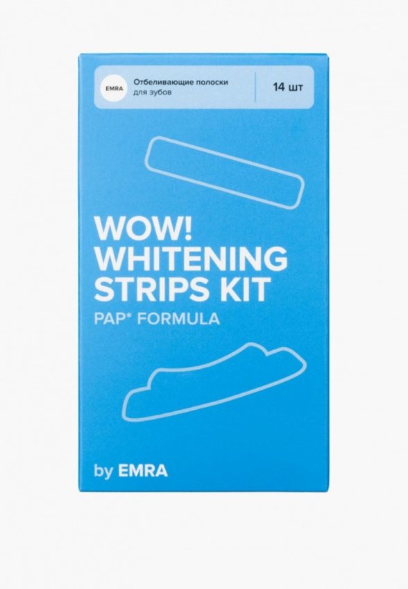 Полоски для зубов отбеливающие Emra
