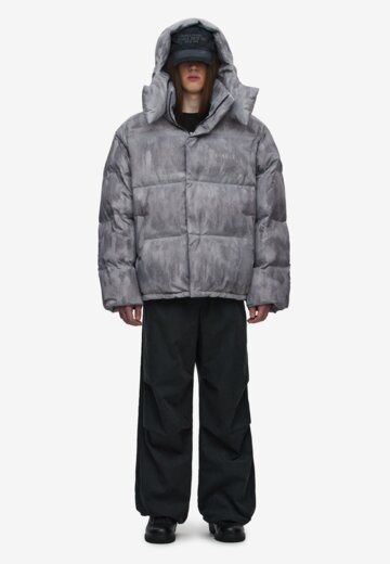 Пуховик Distressed Grey FABLE