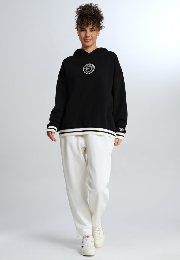 Худи женское оверсайз Reebok Lawn Club, Черный