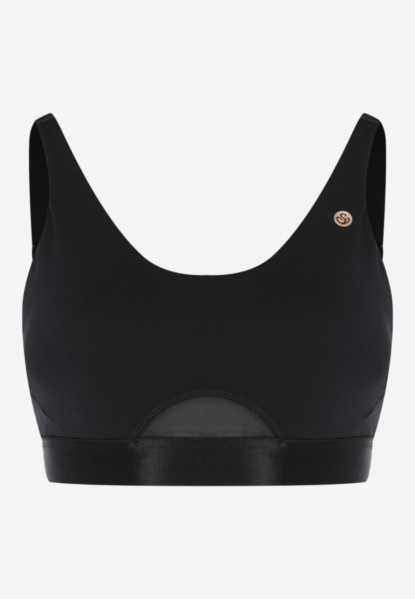 Топ бра спортивный Sensana GlamMove, Черный