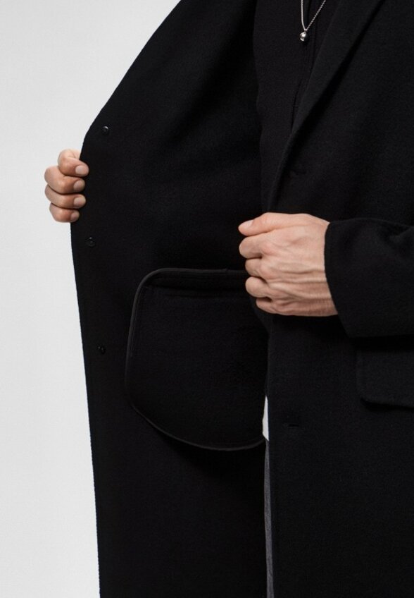 Пальто однобортное Mademan