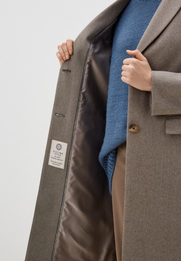 Пальто однобортное Electrastyle