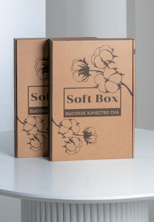 Простыня 2-спальная Soft Box