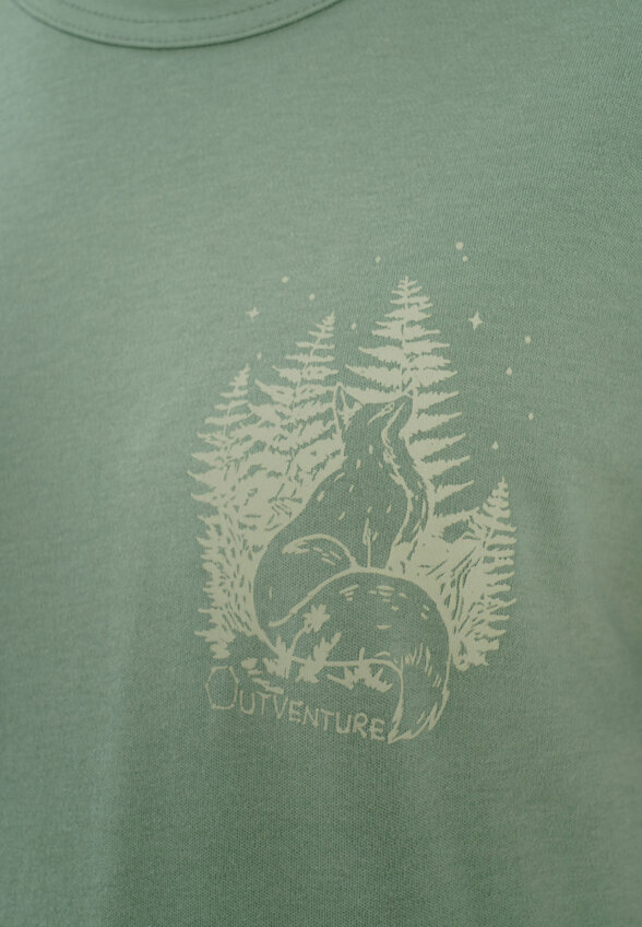 Футболка женская Outventure, Зеленый