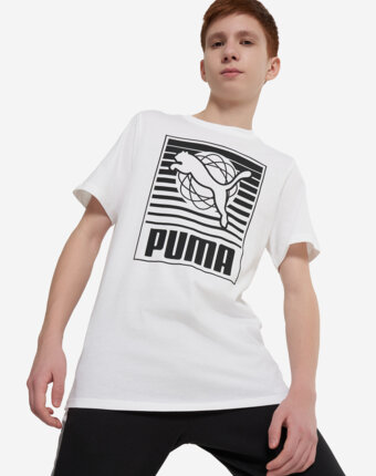 Футболка для мальчиков PUMA Graphics, Белый женщинам