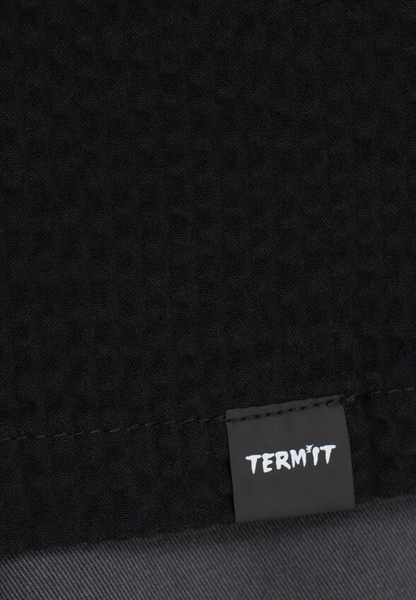 Рубашка с коротким рукавом мужская оверсайз Termit, Черный