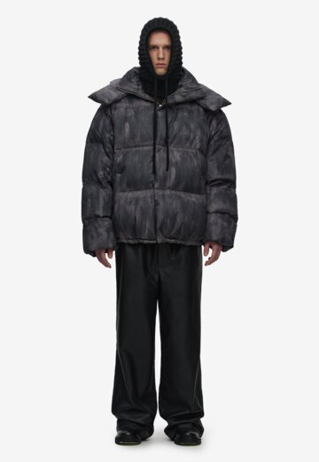 Пуховик Distressed Graphite FABLE