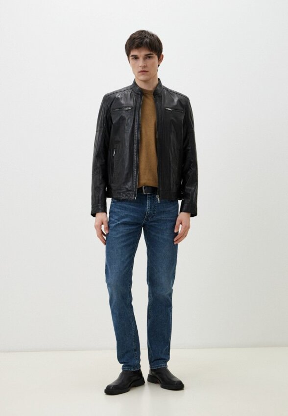 Куртка кожаная Urban Fashion for Men