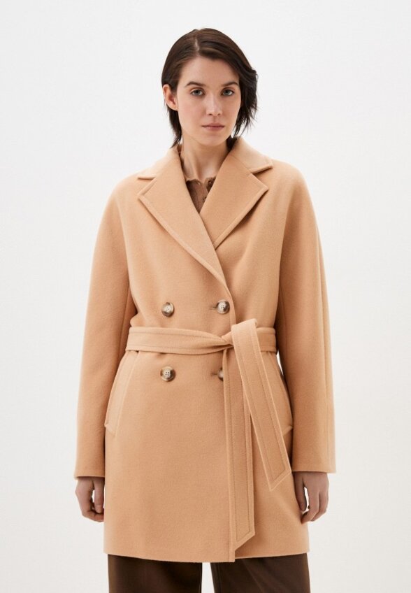 Пальто двубортное Pompa