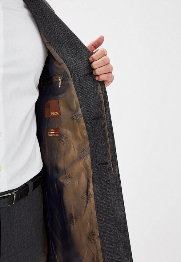 Пальто однобортное Bazioni