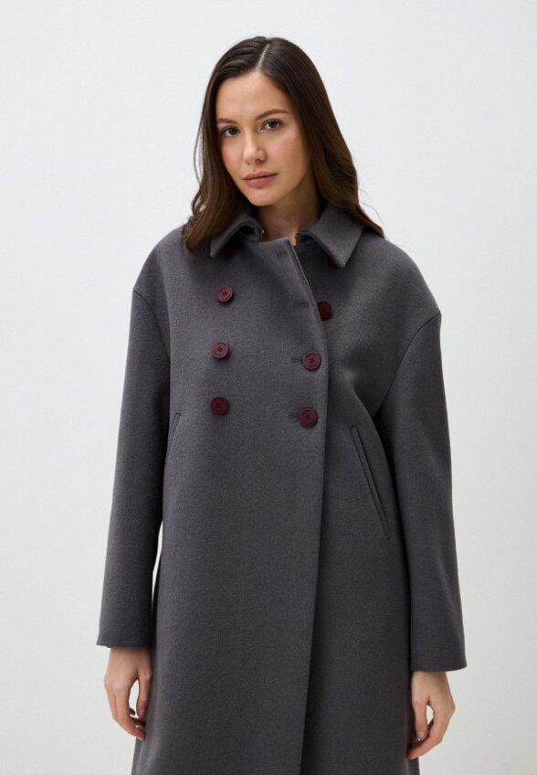 Пальто двубортное Pompa