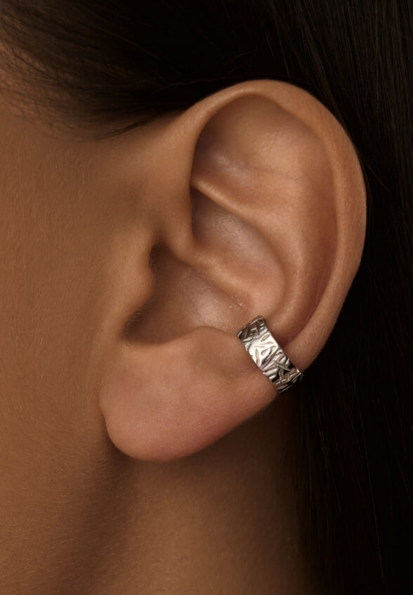 Серебряный классический кафф MIESTILO MIE