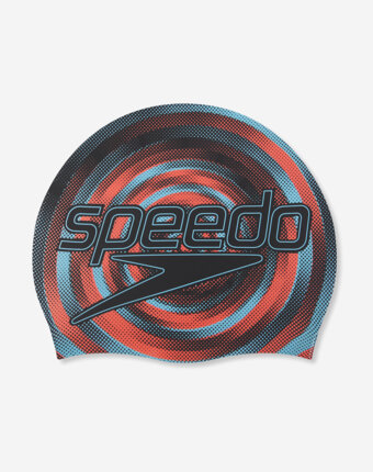 Шапочка для плавания детская Speedo Slogan, Черный женщинам
