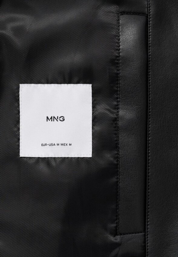 Куртка кожаная Mango Man