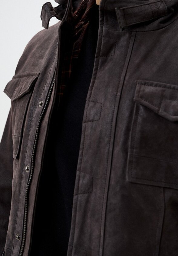 Куртка кожаная Urban Fashion for Men