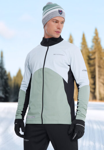Куртка для беговых лыж мужская Nordski Pro 2.0, Голубой