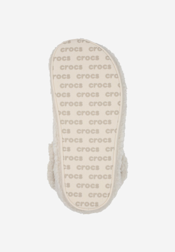 Сабо утепленные женские Crocs Classic, Белый
