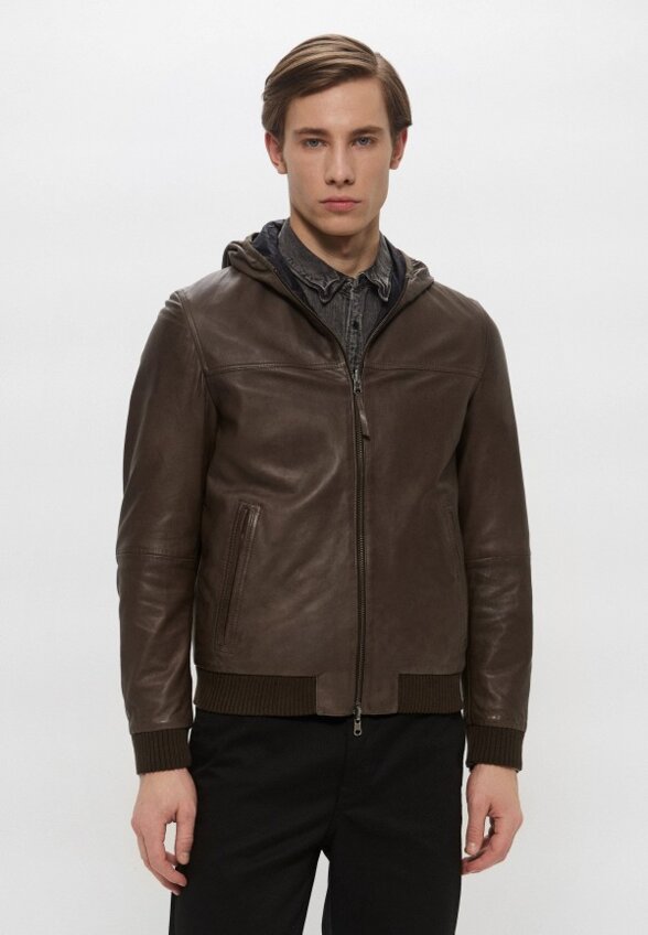 Куртка кожаная Blouson