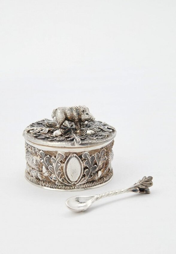 Солонка Кольчугинский мельхиор