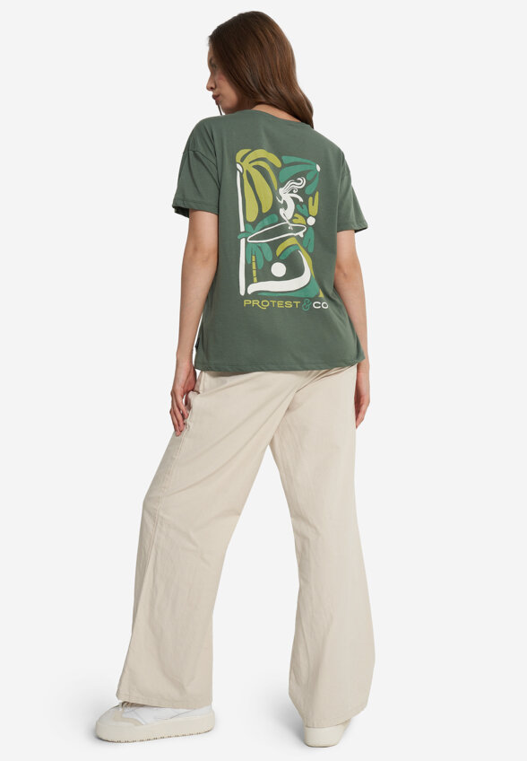 Футболка женская Protest Zoeli, Зеленый