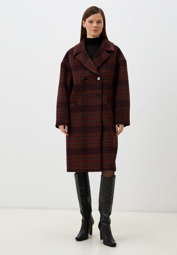 Пальто двубортное Uniize