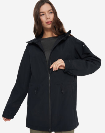 Куртка мембранная женская Columbia Blossom Park Rain Jacket, Черный женщинам