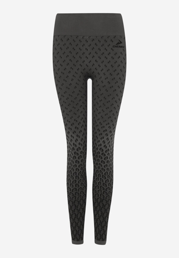 Легинсы женские Demix HighFlow Yoga Seamless Gfx, Серый