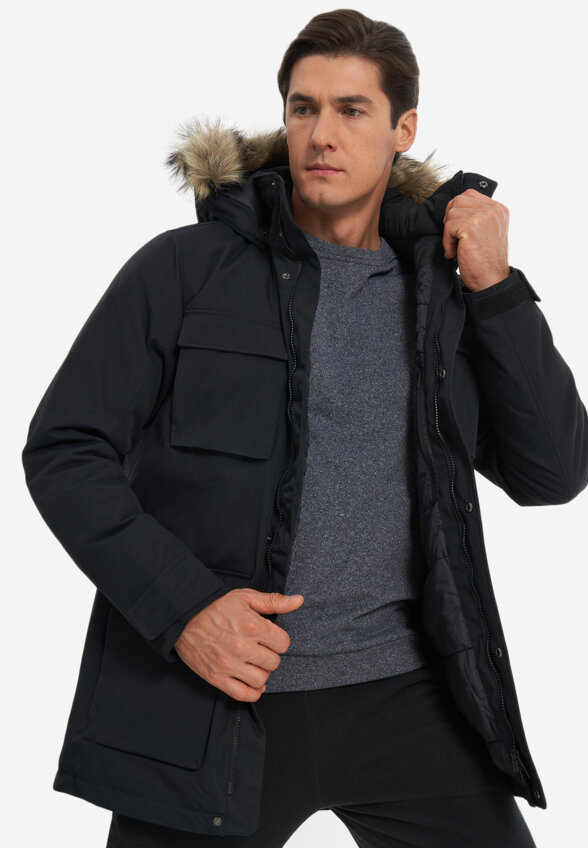 Куртка утепленная мужская Jack Wolfskin Glacier Canyon, Черный
