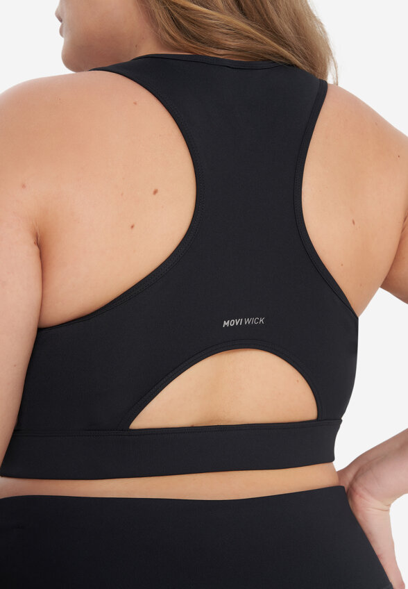 Топ бра спортивный Demix ActiveMove Gym, Plus Size, Черный