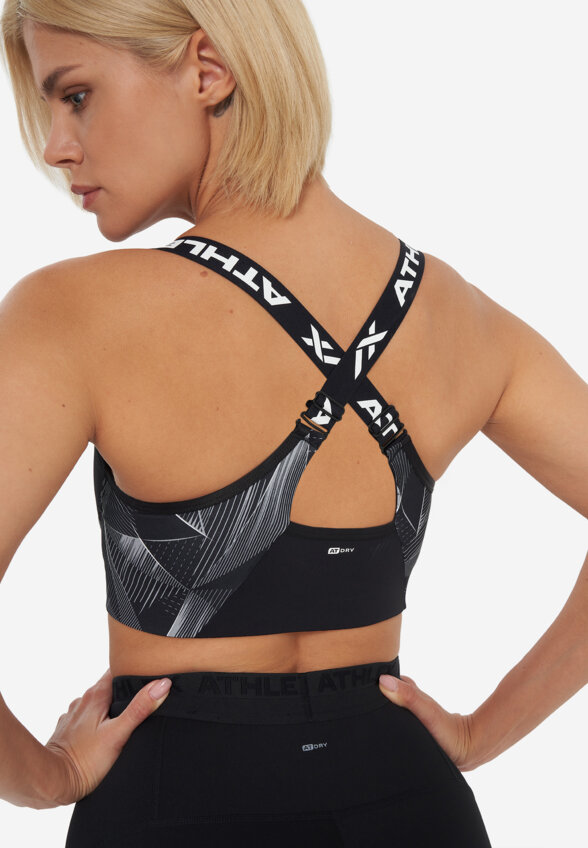 Топ бра спортивный Athlex, Черный