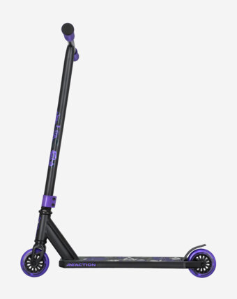 Самокат Reaction Stunt 1.3, 100 мм, Черный детям