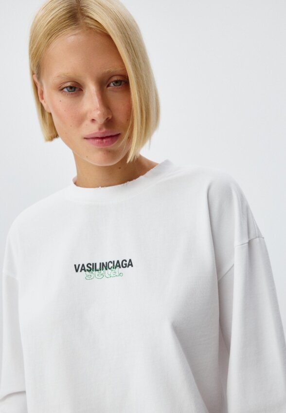Лонгслив оверсайз из коллекции SELA х VASILINCIAGA
