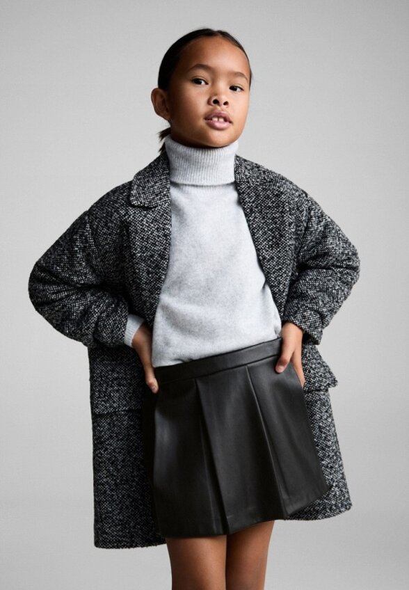 Шорты кожаные Mango Kids