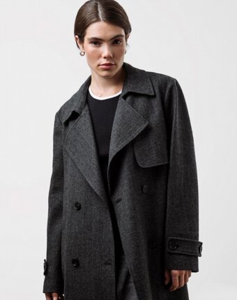 Пальто двубортное Urban Tiger женщинам