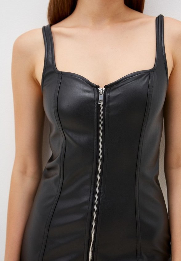 Платье кожаное Mist
