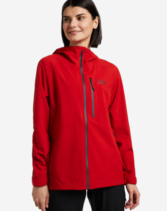 Куртка мембранная женская Mountain Hardwear Stretch Ozonic Jacket, Красный женщинам