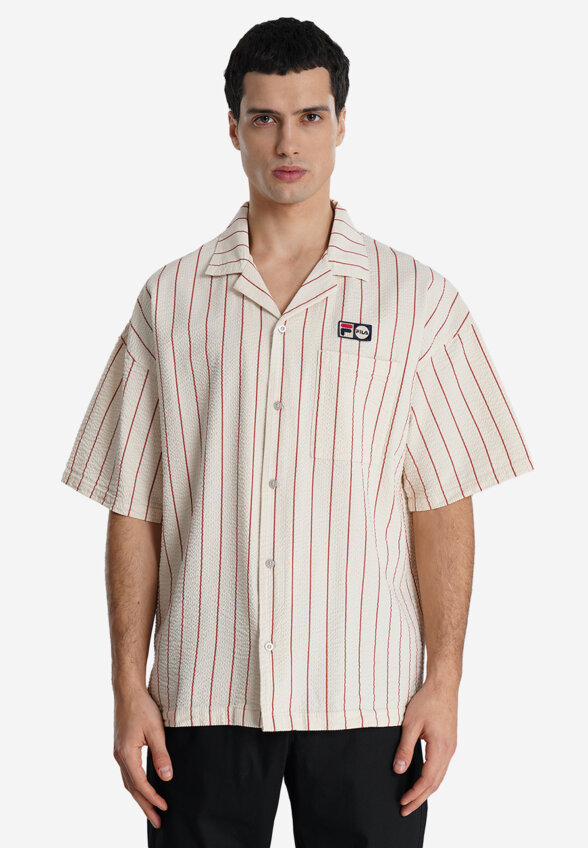 Рубашка с коротким рукавом мужская FILA, Бежевый