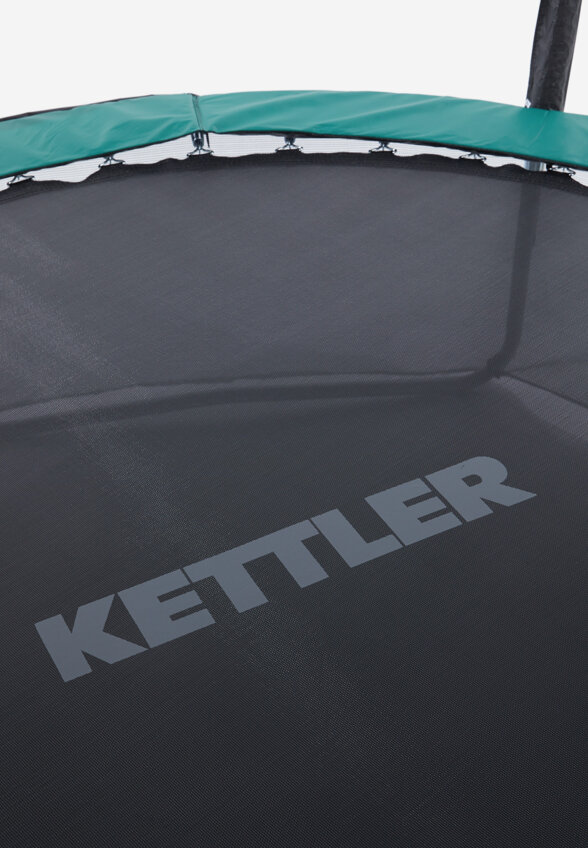 Батут KETTLER Wallaroo-80 с внутренней сеткой, 244 см, Черный