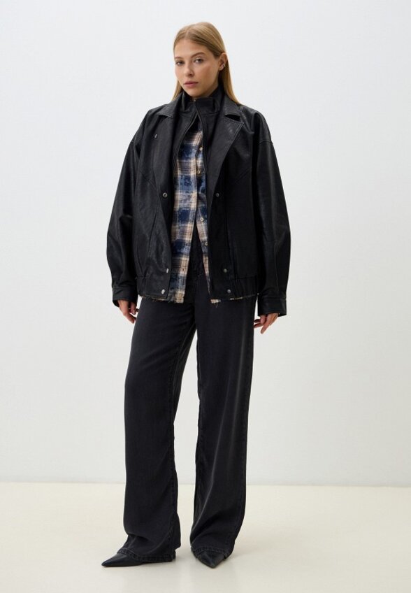 Куртка кожаная VOSQ