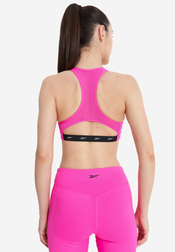 Топ бра спортивный Reebok Lux Vector Racer, Розовый